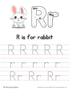 Letter Tracing R