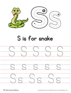 Letter Tracing S