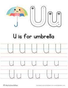 Letter Tracing U