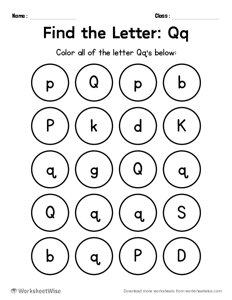 Find the Letters - Q