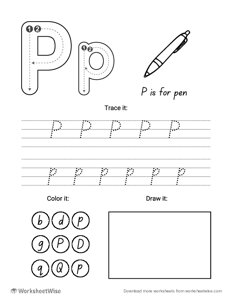 Letter P