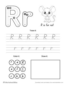 Letter R