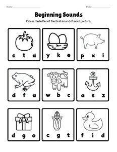 Beginning Sounds - #2