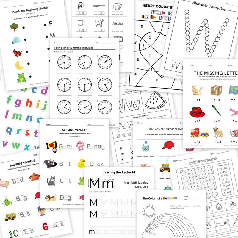 Free Printable Worksheets | WorksheetWise